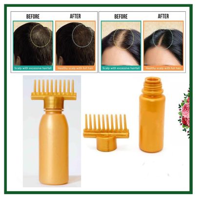 Hair Oil Applicator Comb Bottle 130ml (Pack of 1)